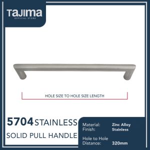 Stainless Solid Cabinet Door Handle Long Drawer Pull 5704
