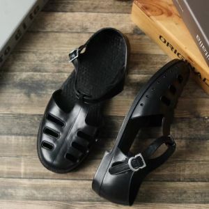Free Shipping Rubber Sandals MenS Liberation Shoes Clogs Beijing Military Sandals Retro-Style Old-Fashioned Nostalgic Plastic Shoes Perforated Shoes