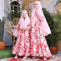 SISTAQUE - Setelan Maxi Couple Ibu dan Anak Perempuan Fashion Muslim Larisa. 