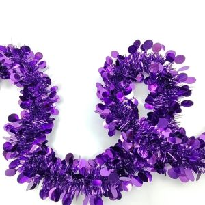 Sacesr 3D Shiny Metallic Foil Decorations Twist DIY Festive Wedding Hanging Garland Celebration Wreath Wall Hanging J6H9P