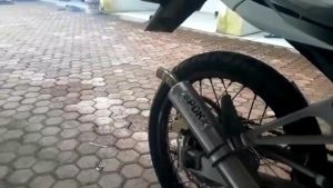 COD✓knalpot racing ninja R RR full stainless pelangi