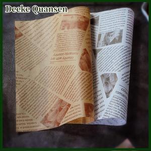 Deeke 30 sheets dầu-proof sáp giấy thực phẩm wrapper giấy bánh mì sandwich Burger khoai tây chiên Gói Baking công cụ thức ăn nhanh bánh mì oilpaper