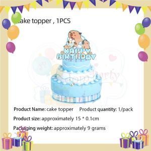 JomParty Birthday Decoration Theme Cute Animal Capybara Jamuan Hari Jadi Anak Dekorasi Tema Comel Capybara Viral
