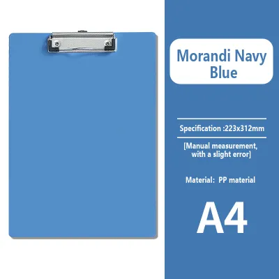 A4 Clip Board Hard Board Clipboard File Paper Folder Writing Pad Office School Supplies A4