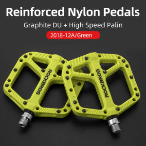 ROCKBROS Bike Pedal Mountain Bike Pedal Bicycle Sealed Bearing Pedal Comfortable Wide Nylon Pedals
