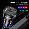 COD Taffware Car Charger Mobil USB 4 Port QC3.0 35W 7A / cas hp mobil 12 volt 24 volt lengkap paling bagus / cas mobil fast charging hp / charger mobil fast charging hp mobil terbaik / charger hp buat di mobil / casan hp mobil colok. 