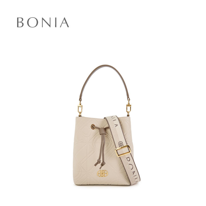 Bucket Bag Bonia Leather Handbag Bonia Chalk Camilla Small Bucket