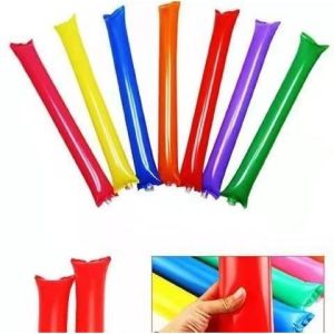 Balon Tepuk Supporter Set 10pcs Pemandu Sorak Warna Polos Bahan Tebal