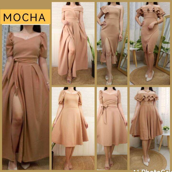 Mocha sales cocktail dress