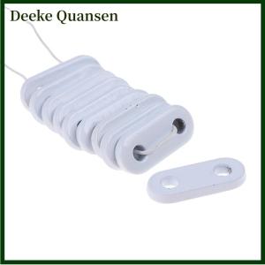 Deeke 10 chiếc rèm phủ màu trắng khối chì tăng cân đáy cho rèm nhà