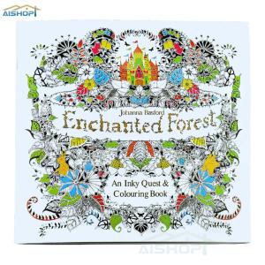 [SG Seller]English Version Secret Garden b Kids Colouring Book Coloring Book for Children  Color Book