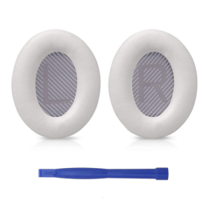 1 Pair Comfortable Ear Cushions Soft Earphone Cover Protective Earcup Earpads for QC35 Headset Replacement Earmuffs