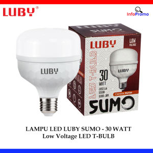Lampu Bohlam LED Luby Sumo 30 Watt Cahaya Putih Low Voltage T-Bulb SNI