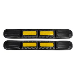 YUBAGUANB 2Pcs Reflective Car Anti-Collision Patch Self-Adhesive TPU Material Auto Door Edge Guards Multi-functional Foldable Bumper Guard Strips Car Body Protection