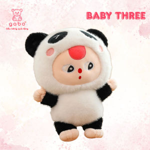 gấᴜ Bông Baby Three 1000% Bé Ba Con Cáo Thỏ phiên bản gấᴜ bông mắt đẹp Lông thỏ hàng QC bao mềm K7T2