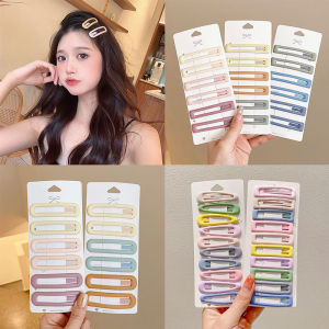 【ZEVER】ชุด 20 แฟชั่นเกาหลี โดปามีน กิ๊บติดผมคลิปหน้าม้าด้านข้างของผู้หญิง Bb คลิปเครื่องประดับผม