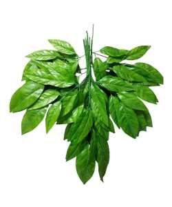 Daun Mangga Plastik Palsu Artificial Cabang 3 Daun Plastik 12 Pcs 1 Lusin Premium / CZ-142