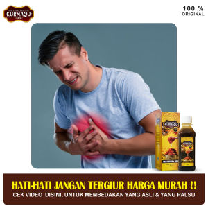 Obat Nyeri Dada Sakit Dada Sesak Napas Jantungan Gagal Jantung TBC Tuberculosis Asma Batuk Berdarah dengan KURMAQU  Sudah BPOM & Halal MUI