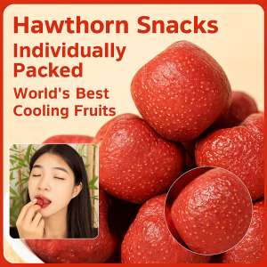 Award-Winning Hollow Hawthorn Seedless Hollow Center Traditional Chinese Snack Naturally Sweet Tart
