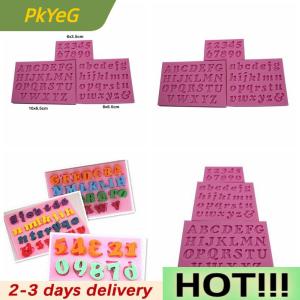 PkYeG 3 pcs New Mini Letter&Number Silicone Handmade Fondant Cake Decorating DIY Mould