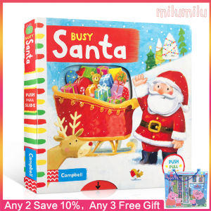 Busy Santa Board Book Early Childhood Education Books Original English Books