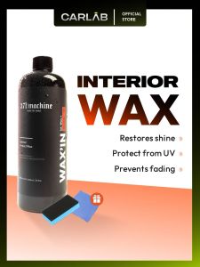 Wax’IN Interior Wax (500ml) – Anti-Dust UV Protection for Dashboard Leather & Plastic Matte Finish