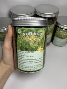 Hộp 400g nho xanh sấy khô nho khô ninh thuận trái cây sấy khô lịch sự sang trọng ngon ngọt thơm ngon bổ dưỡng