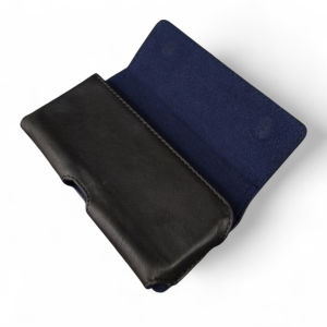 Dompet HP Pinggang Kulit Asli Penutup Magnet Miring