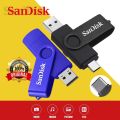 SANDISK FLASHDISK OTG TYPE C USB 32GB/64GGB/128GB FLASH DRIVE ULTRA DUAL USB 3.1 Flashdisk hp dan laptop. 