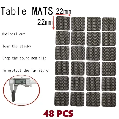Non Slip Furniture Pad / Anti Slip Rubber Hardwood Floor / Non Skid Feet Grippers Stopper Prevent Sliding pads