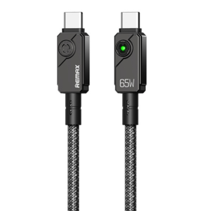 REMAX RC-C36 USB-C to Type-C 65W Zinc Alloy Fast Charging Braided Aluminum Cable