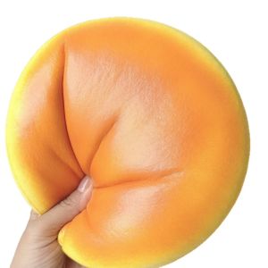 LEKGAVD Prank Decoration Simulated Cheese Cake Squeeze Toy Simulated Slow Rising Sensory Fidget Bread  Ornament Soft Elastic Bread Squishy Toy Birthday Gift