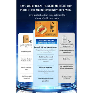 HOT Liver Care Patch Herbal Detox Ginger Patch Effective Detoxification Liver Health Support