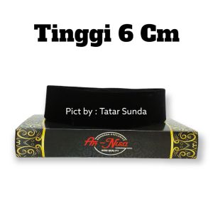 Peci Songkok Kopiah Kopeah Kopya ac hitam an nisa tinggi 7cm 8cm 9cm 10 cm bludru hitam halus