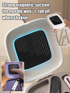 Portable Magnetic Needle & Thread Box Set: A Compact Sewing Solution
