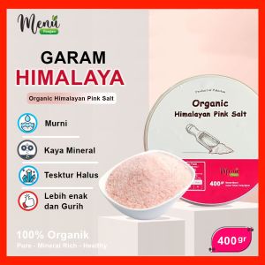 GARAM HIMALAYA Original Organik Premium - Garem Himalayan Pink Salt - MenuPangan
