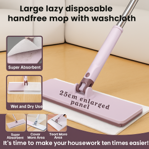 Cleaning Cloth Suitable for a Variety of Paper Towels Clean Without Dead Corners Lazy Mop