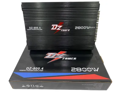 DZ-800.4 กำลังขับ2800w ถูกที่สุดในโลกออนไลน์🔥 เพาเวอร์คลาสAB 4CH 4 เชลเนล ขับกลางแหลมเสียงหวานๆ แบ่งซ้าย ขวา