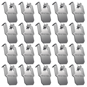 Pack Of 20 Heavy Duty Stainless Steel Picture Hangers For Drywalls Reusable Wall Hook Claws for Photo Poster Painting