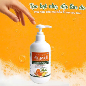 [ Sữa tắm gừng nghệ Altawell 300ml ]  giúp làm sạch hạn chế mụn cơ thể ngừa thâm dưỡng sáng hồng da