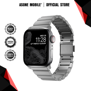 Nomad Titanium Band Versi 2 serasi untuk Apple Watch Series SE/Ultra/8/7/6/5/4/3/2