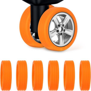 ✴️Ship Within 24H✴️ Luggage Wheel Roller Silicone Protector Protect Luggage Wheels with wheels Guard n Reduce Noise轮子保护套