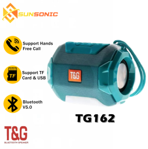 T&G TG162 Wireless Bluetooth Subwoofer Portable Bluetooth Speaker With LED Lights and Strap