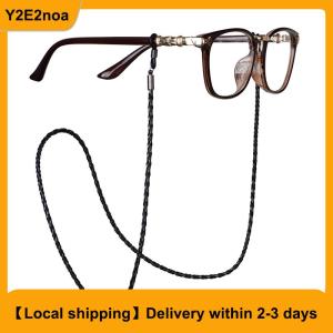 【Local shipping】 Thick Twist Sunglasses Leather Rope Chain Eyewear Braided Glasses Lanyard Strap Outdoor Sports Non-slip Eyeglass Accessories