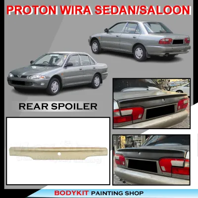 PROTON WIRA SEDAN/SALOON ORI LOOK REAR SPOILER MATERIAL ABS