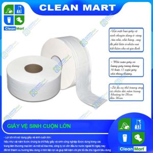 Giấy Vệ Sinh Cuộn Lớn 700Gr Chất Lượng Tiết Kiệm - CLEAN MART