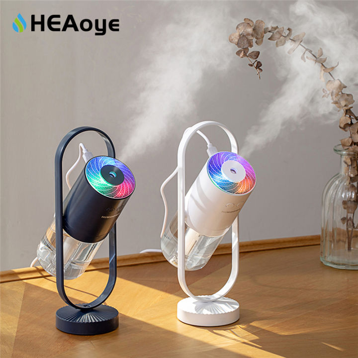 360° Ultrasonic Air Humidifier Projection 5mode Cool Led Light USB  Essential Oil Diffuser Aroma Fogger Mist Maker Car Home