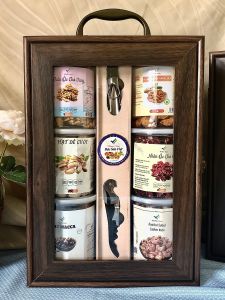 Hộp quà tặng (hộp gỗ) sang trọng với 6 loại hạt cao cấp MULTIFOOD