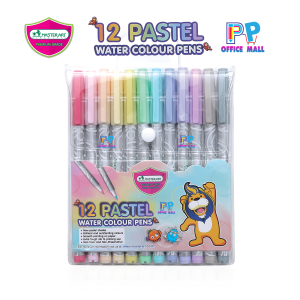 Master Art ปากกาเมจิกมาสเตอร์อาร์ต ปากกาเมจิกระบายสี สีเมจิกพาสเทล 12สี / 1 กล่อง