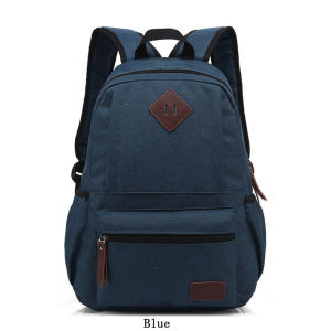 CJH BAGS#4012 Canvas 16inches backpack for Men with large capacity and adjustable padded shoulder straps